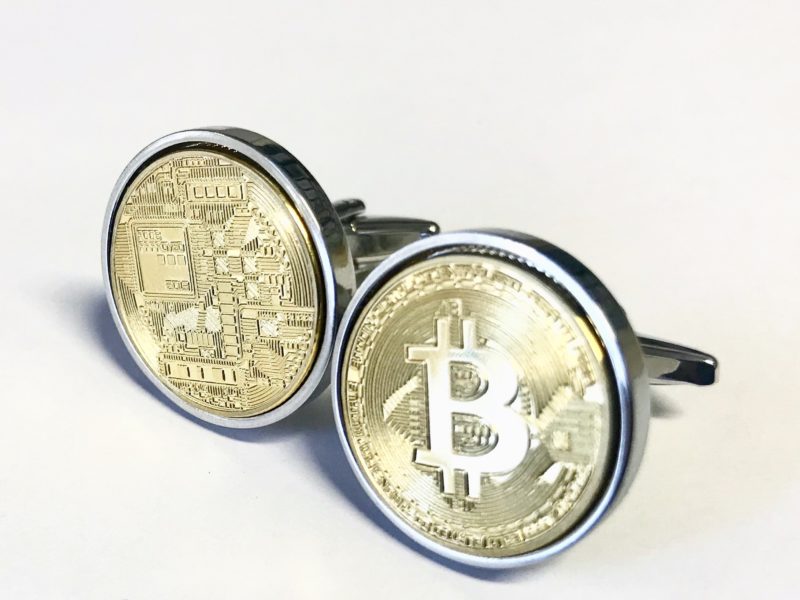 Bitcoin Gold Cufflinks